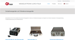 Desktop Screenshot of falm.de