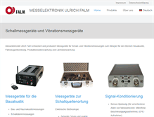 Tablet Screenshot of falm.de